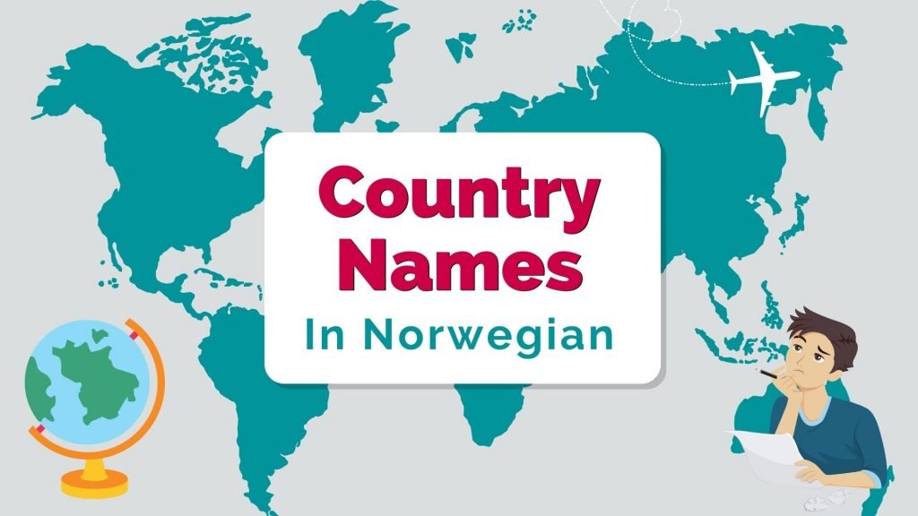 country names in Norwegian