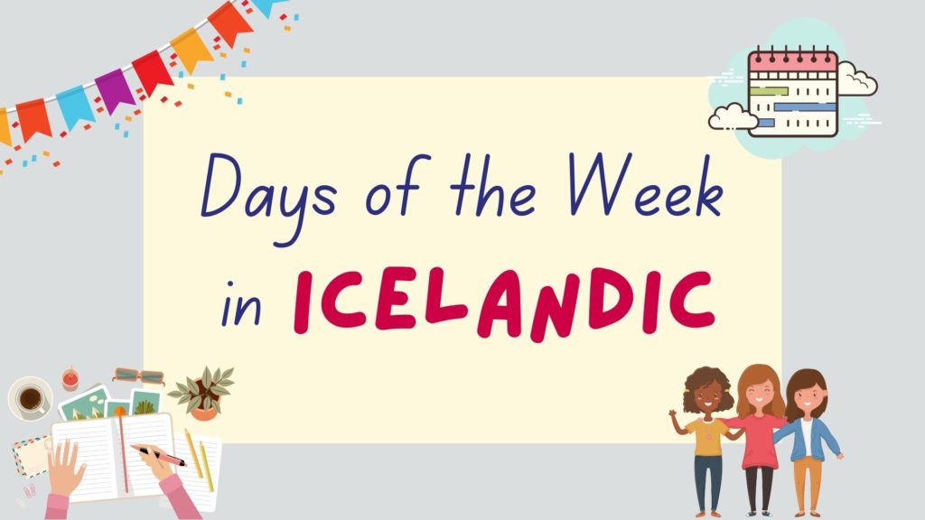 days of the week in Icelandic featured image