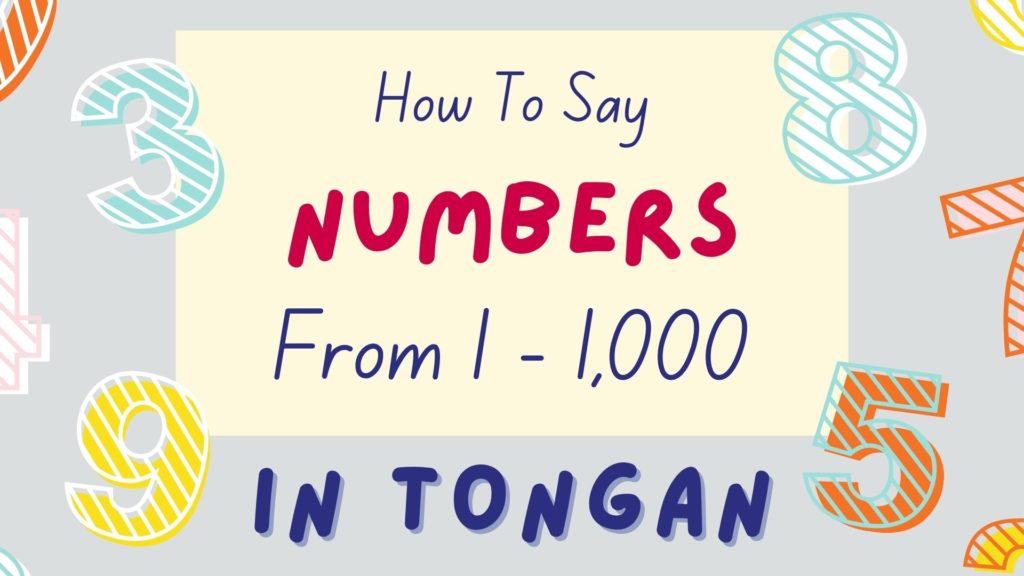 Numbers in Tongan - featured image