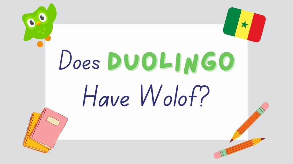 does Duolingo have Wolof - featured image