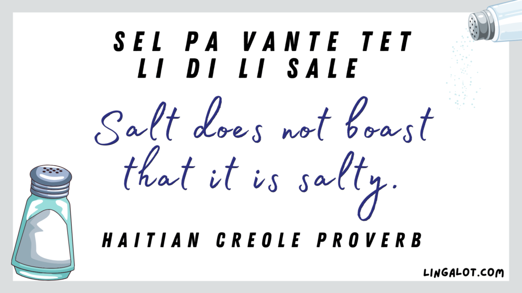70+ Haitian Creole Quotes, Sayings & Proverbs + Their Meanings Lingalot