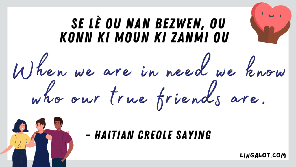 70+ Haitian Creole Quotes, Sayings & Proverbs + Their Meanings Lingalot