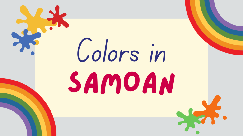 Colors in Samoan - featured image