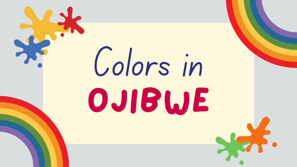 Colors in Ojibwe - featured image