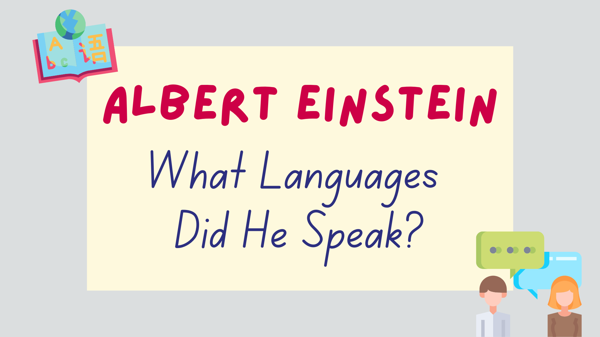 What languages did Albert Einstein speak? - featured image