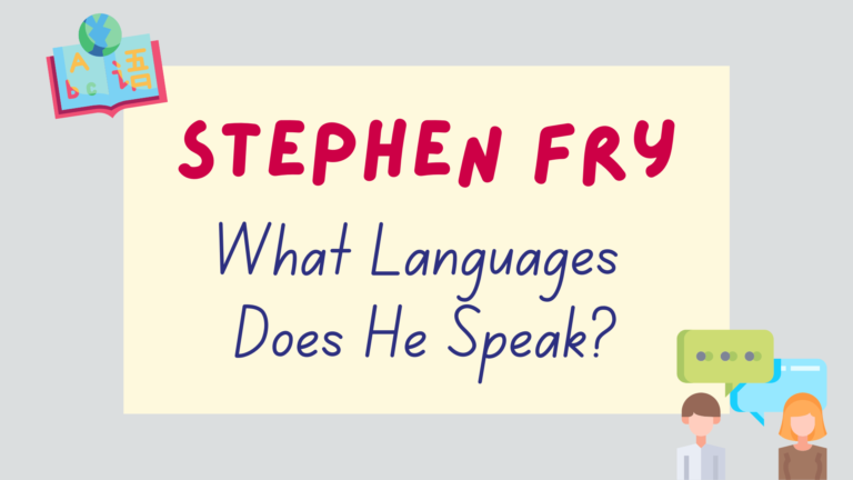 what languages does Stephen Fry speak - featured image