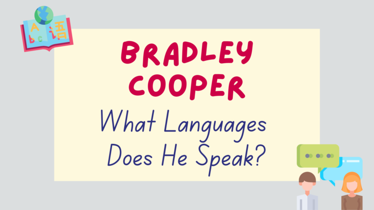 what languages does Bradley Cooper speak - featured image