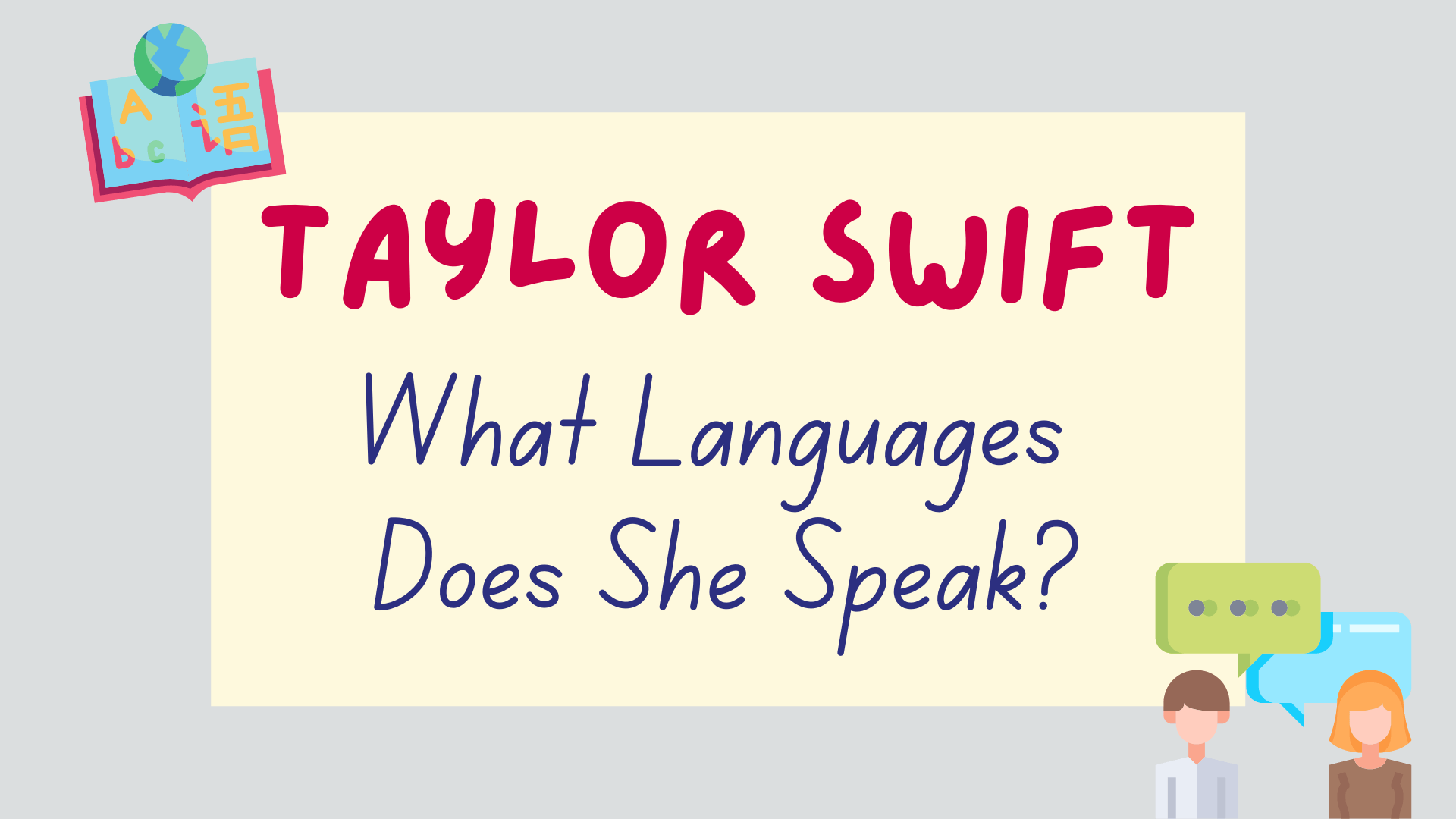 what languages does Taylor Swift speak - featured image