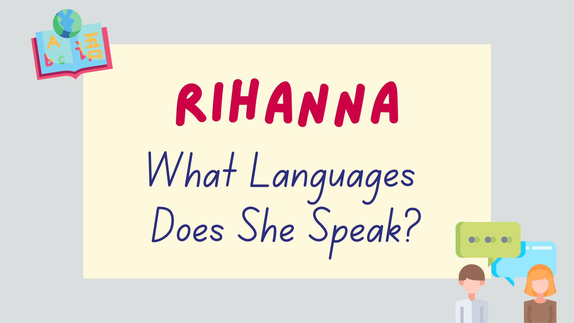 What languages does Rihanna speak - featured image