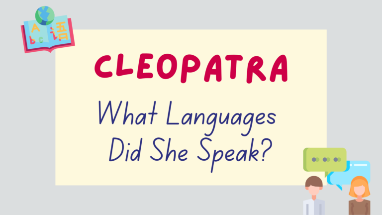 what languages did Cleopatra speak - featured image