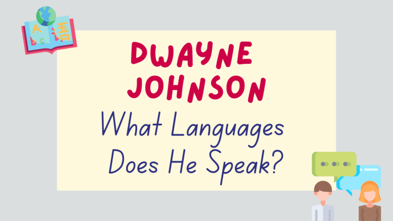 what languages does Dwayne Johnson speak - featured image
