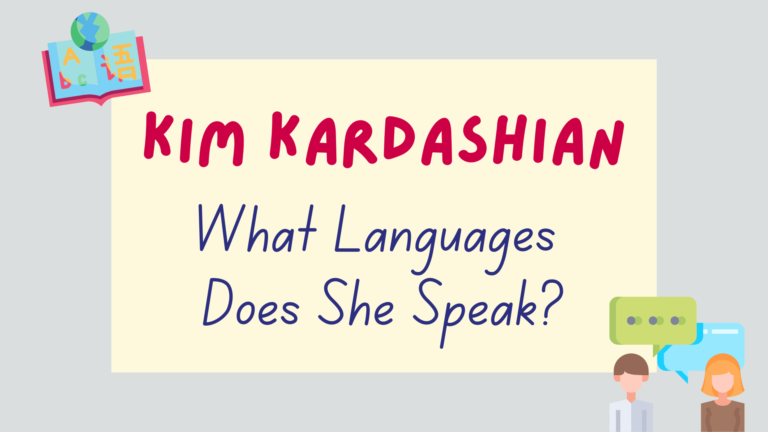 what languages does Kim Kardashian speak - featured image