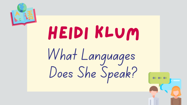what languages does Heidi Klum speak - featured image
